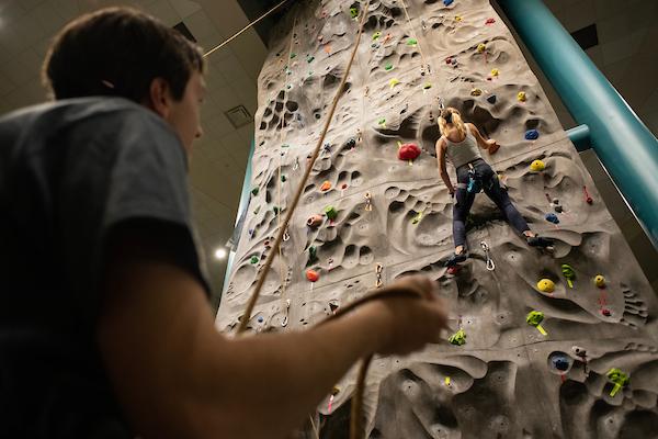 Ping Center climbing wall