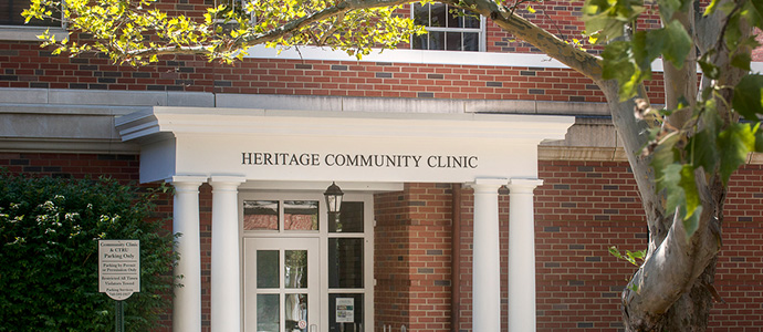 Entrance of Heritage Community Clinic