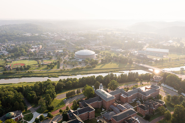 Aerial view of the Athens Campus
