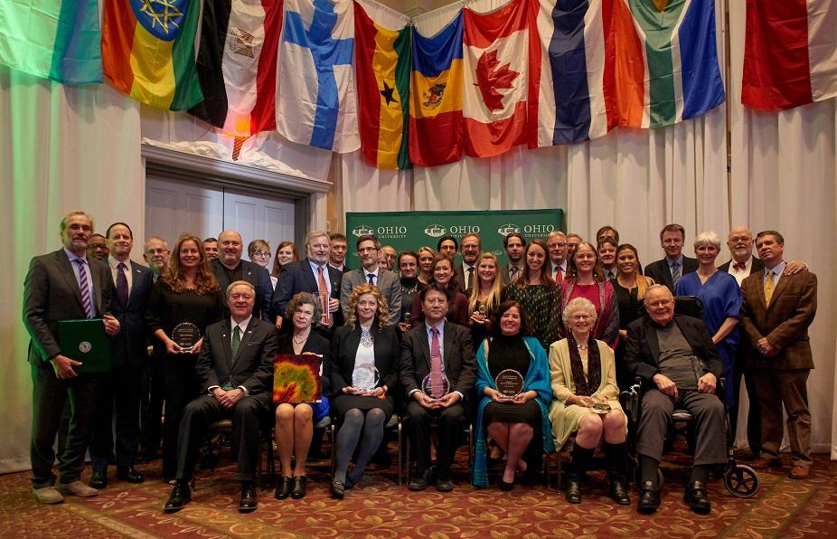 2017 Global Engagement Award winners and presenters