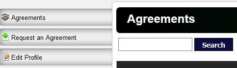 Agreement Portal home