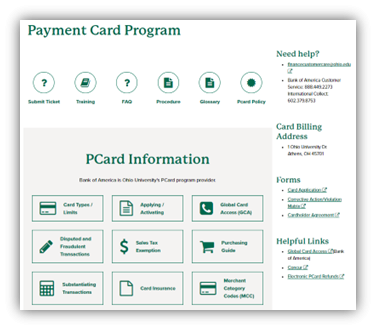 BM PCard Payment