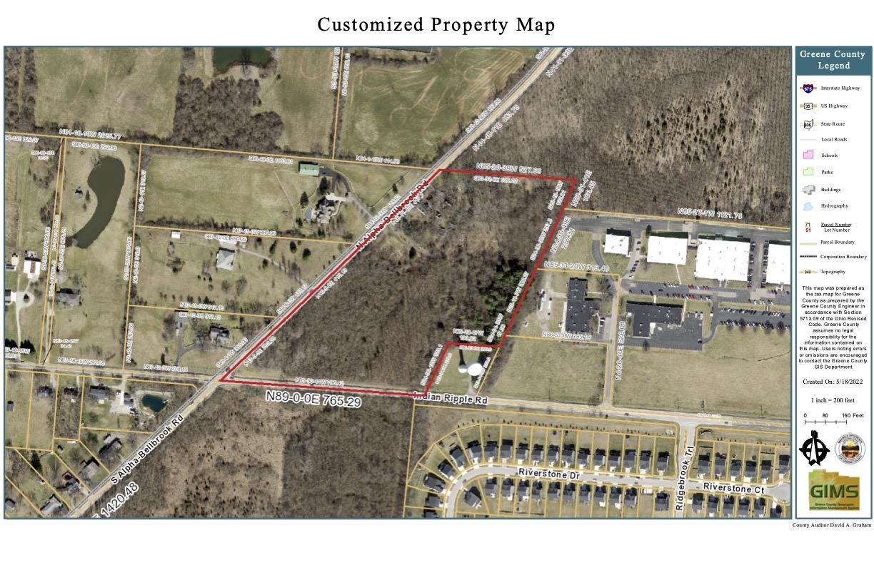 Cummins Property Map