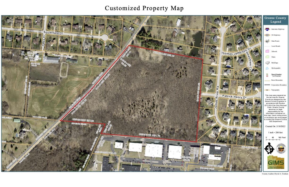 Zinck Property Map