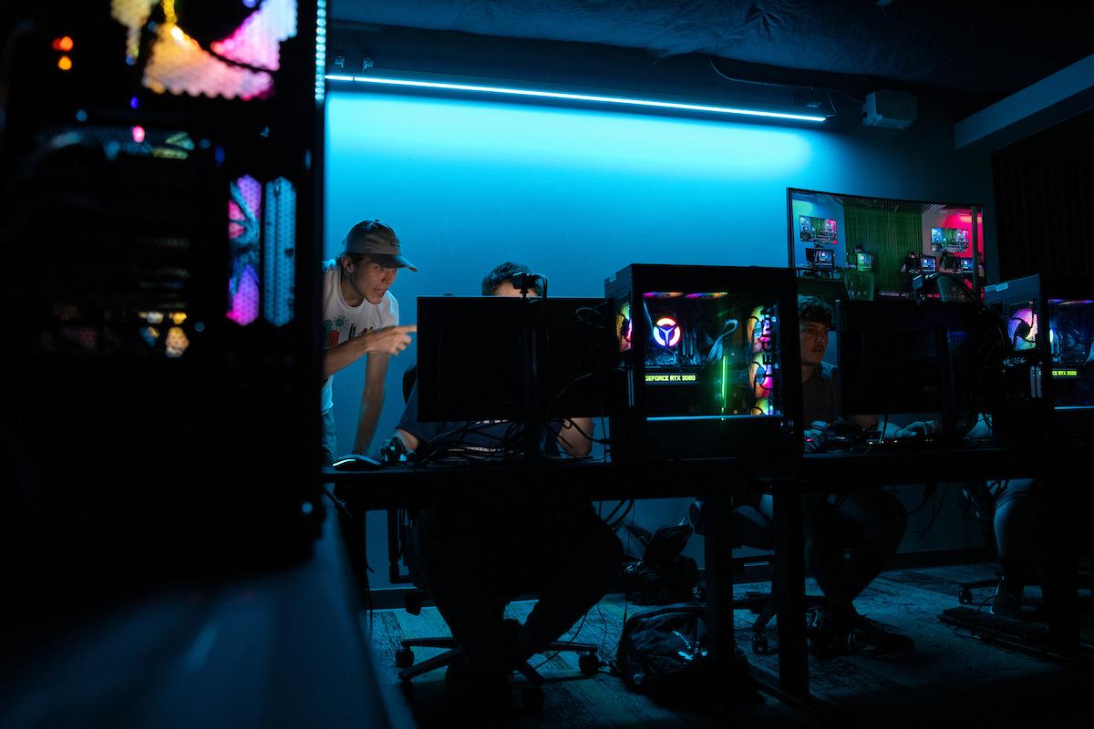 Ohio University students use state-of-the-art equipment in the Esports Arena