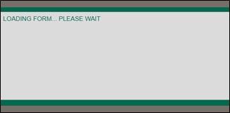 Loading Form Screen Example