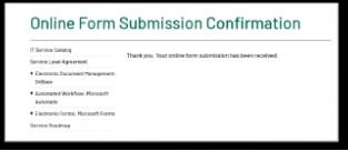 Submission Screen Example