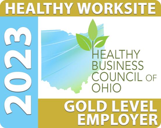 Healthy Worksite Gold Level Employer for 2023