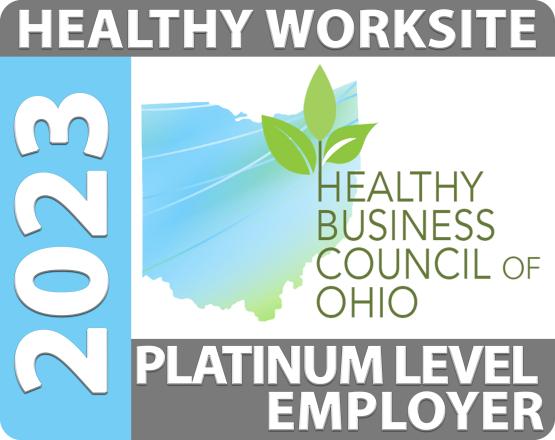 Healthy Worksite Platinum Level Employer for 2023