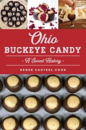 Book cover with buckeye candy.