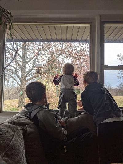 Infant at window