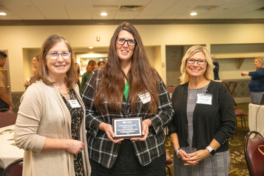 Dean Milliken and the award winners