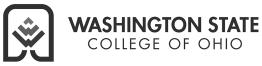 Washington State College of Ohio logo