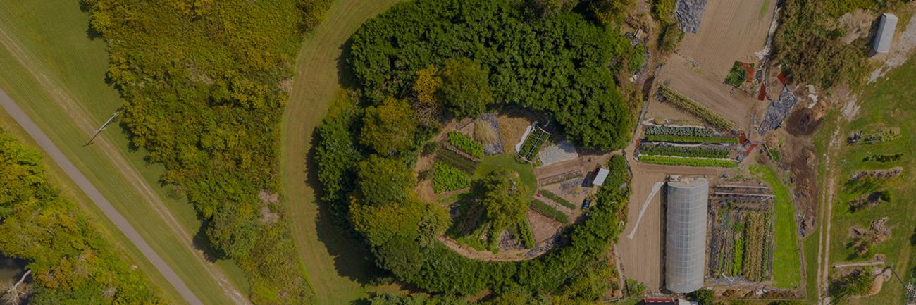 A bird's eye view of the OHIO Student Farm