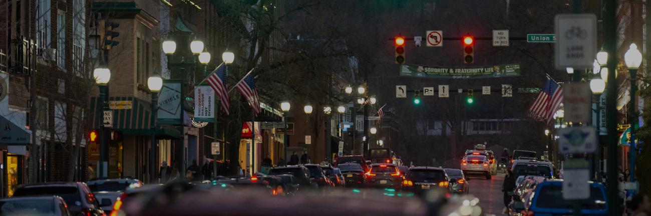 Uptown Athens at Night