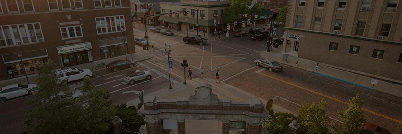 Uptown Athens, corner of Union and Court streets