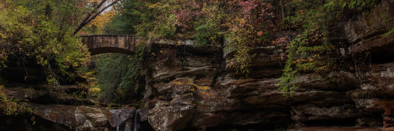 Hocking Hills in the autumn