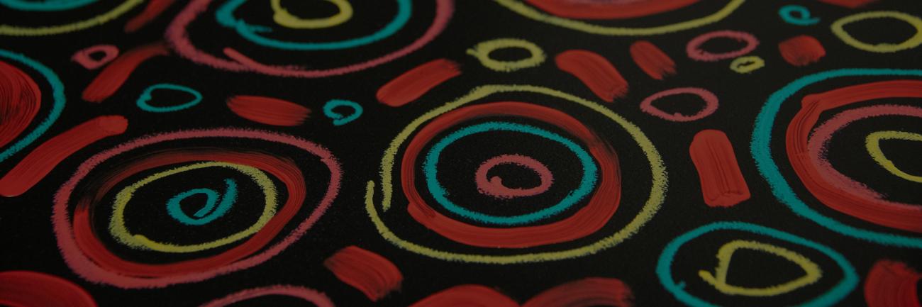 Colorful fabric pattern