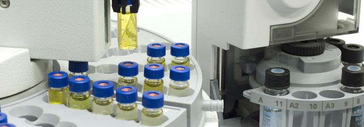 Analytical Research photo of test tubes in centrifuge