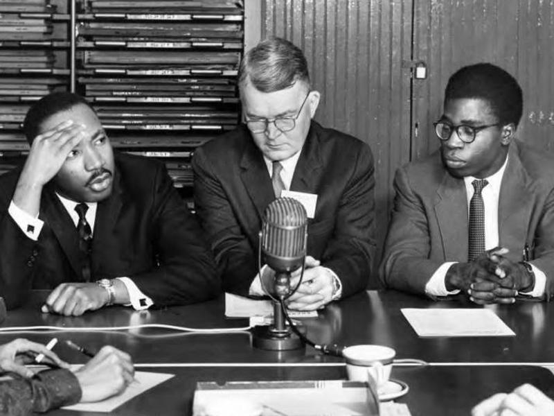 Martin Luther King Jr. at Athens conference in 1960