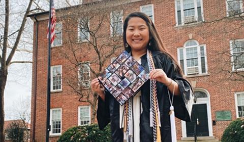 Haley Hautzinger at graduation 