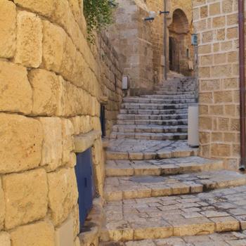 Tel Aviv Jaffa, alley of an old town