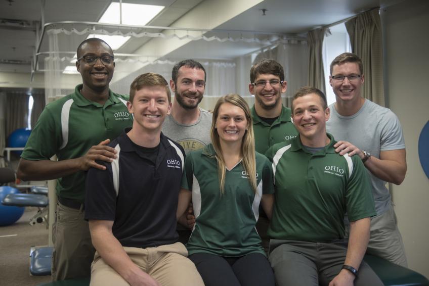 Group of physical therapy students