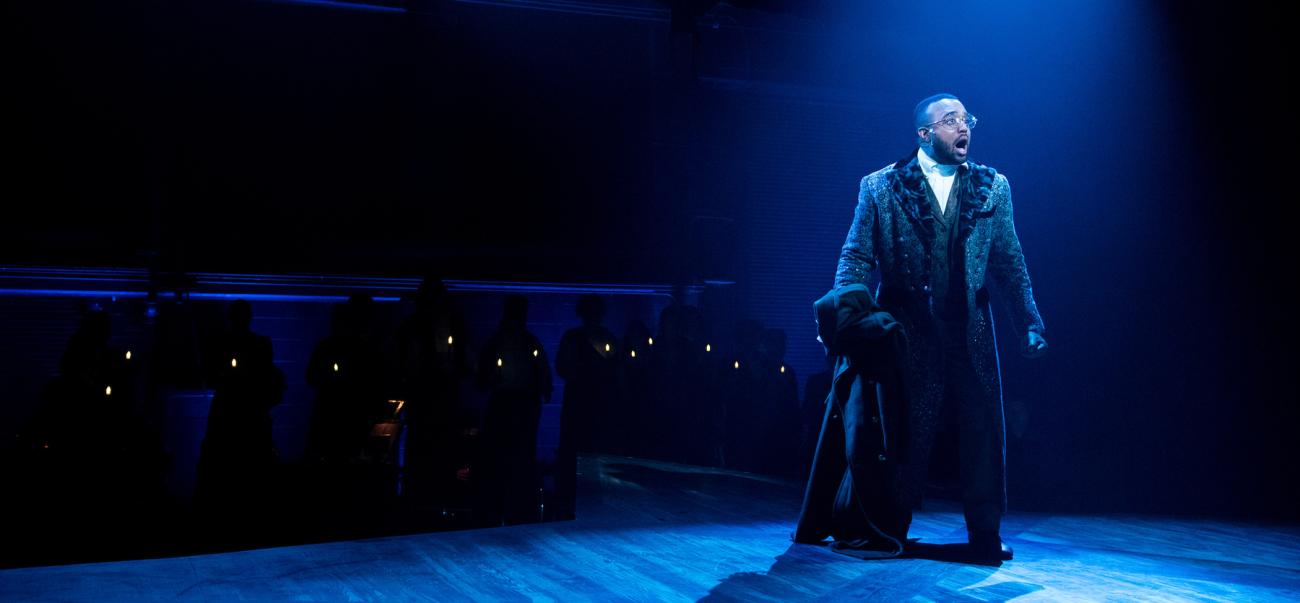 The Great Comet is performed on the Ohio University stage.