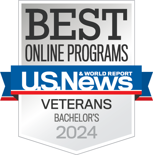US News World Report Badge - Veterans Bachelor's 2023