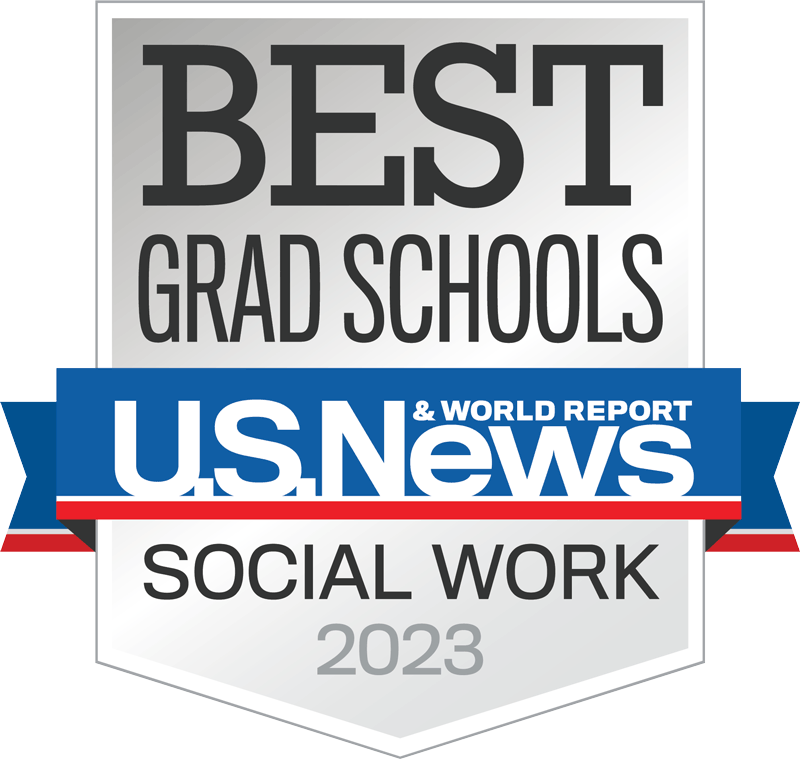 Best Grad Schools - Social Work 2023 award badge