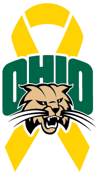 An image of a yellow ribbon with an OHIO logo in the foreground