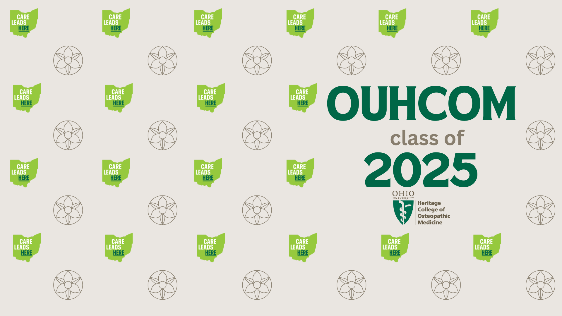 OUHCOM Class of 2025 Zoom Background image