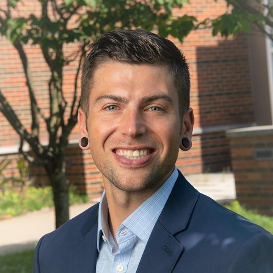 Cory Baumann, assistant professor of aging systems physiology in biomedical sciences