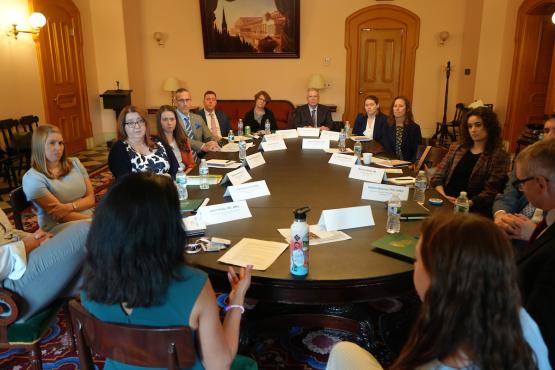 OHFP fellows meet at Ohio statehouse