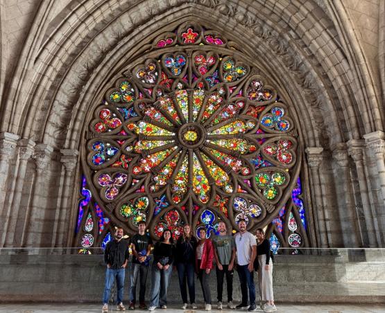 The group of participants of STARS2024 in the 'Basilica del Voto Nacional' Cathedral