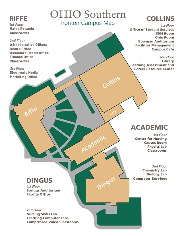 Ohio University Campus Map