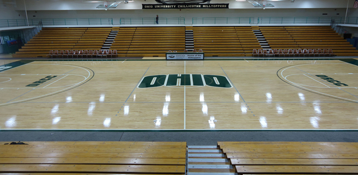 Ohio University basketball court
