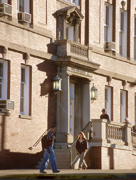 Photo of the President Street Academic Center, demolished in 2016