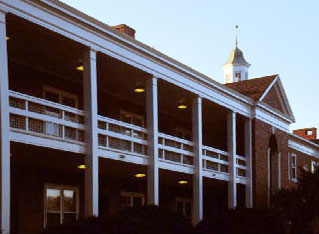 Photo of the Ullom Apartments, demolished in 2011