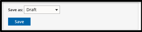 Save as Draft