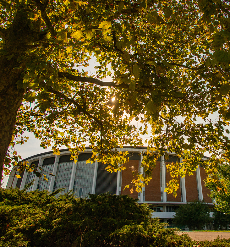 Outside of Ohio University Convocation Center