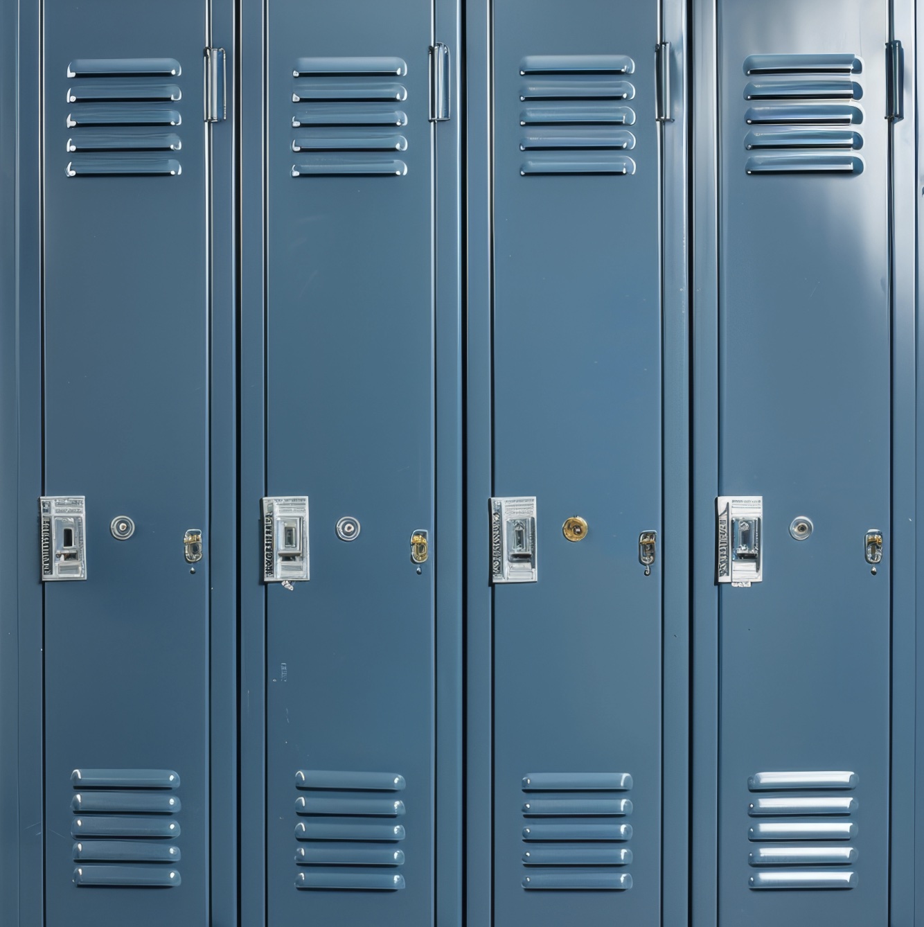 set of lockers 