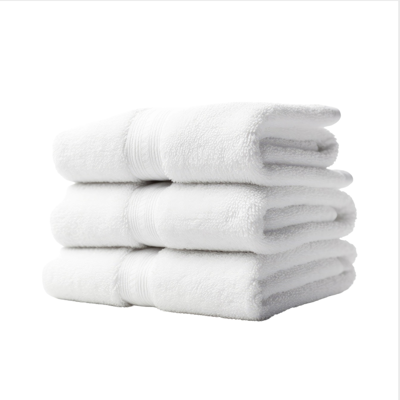 stack of folded, clean towels