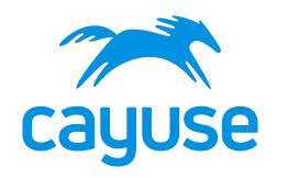 A logo for Cayuse