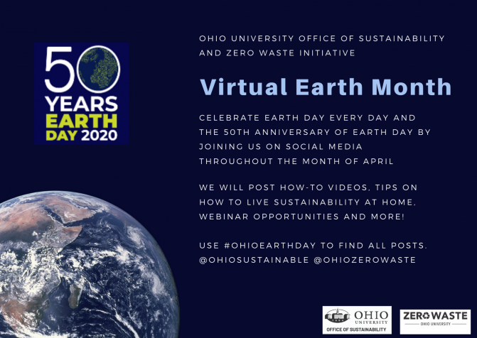 Virtual Earth Day flyer