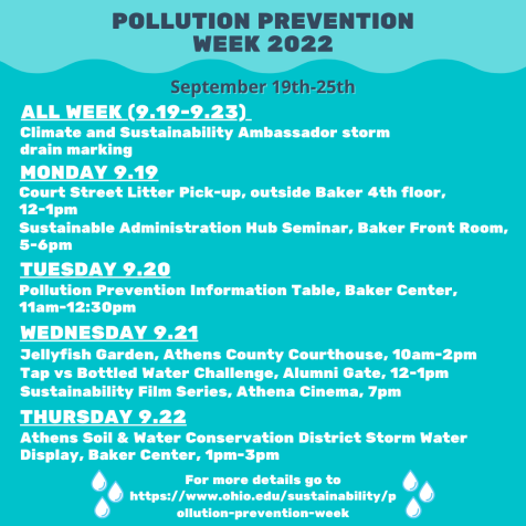 Pollution Prevention Week Flyer