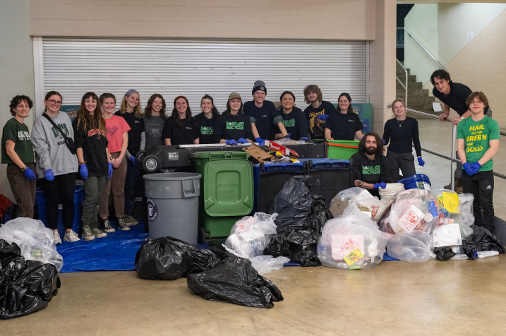 picture of group with recycling