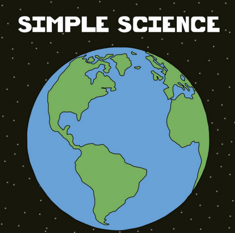 Globe with text "Simple Science"