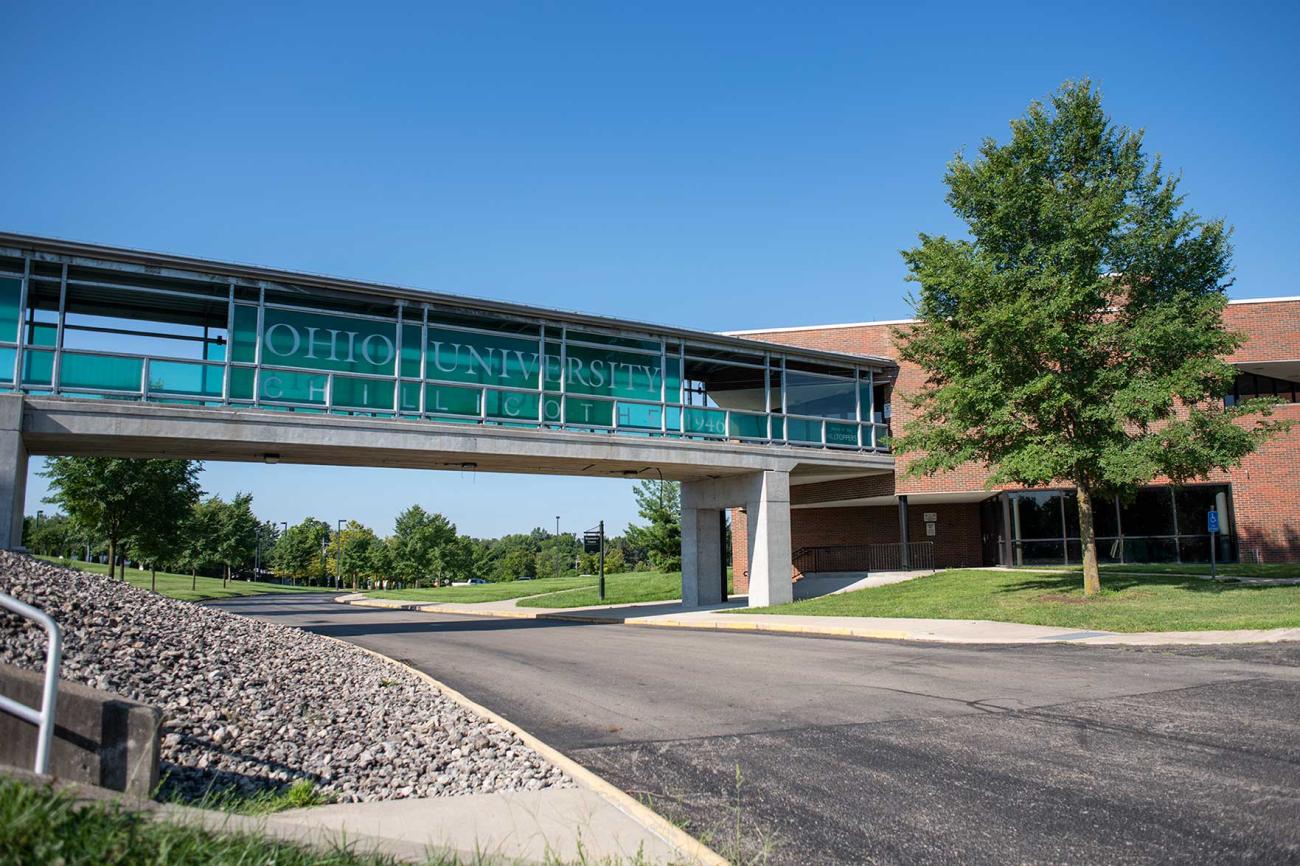Glass skyway at Chillicothe campus