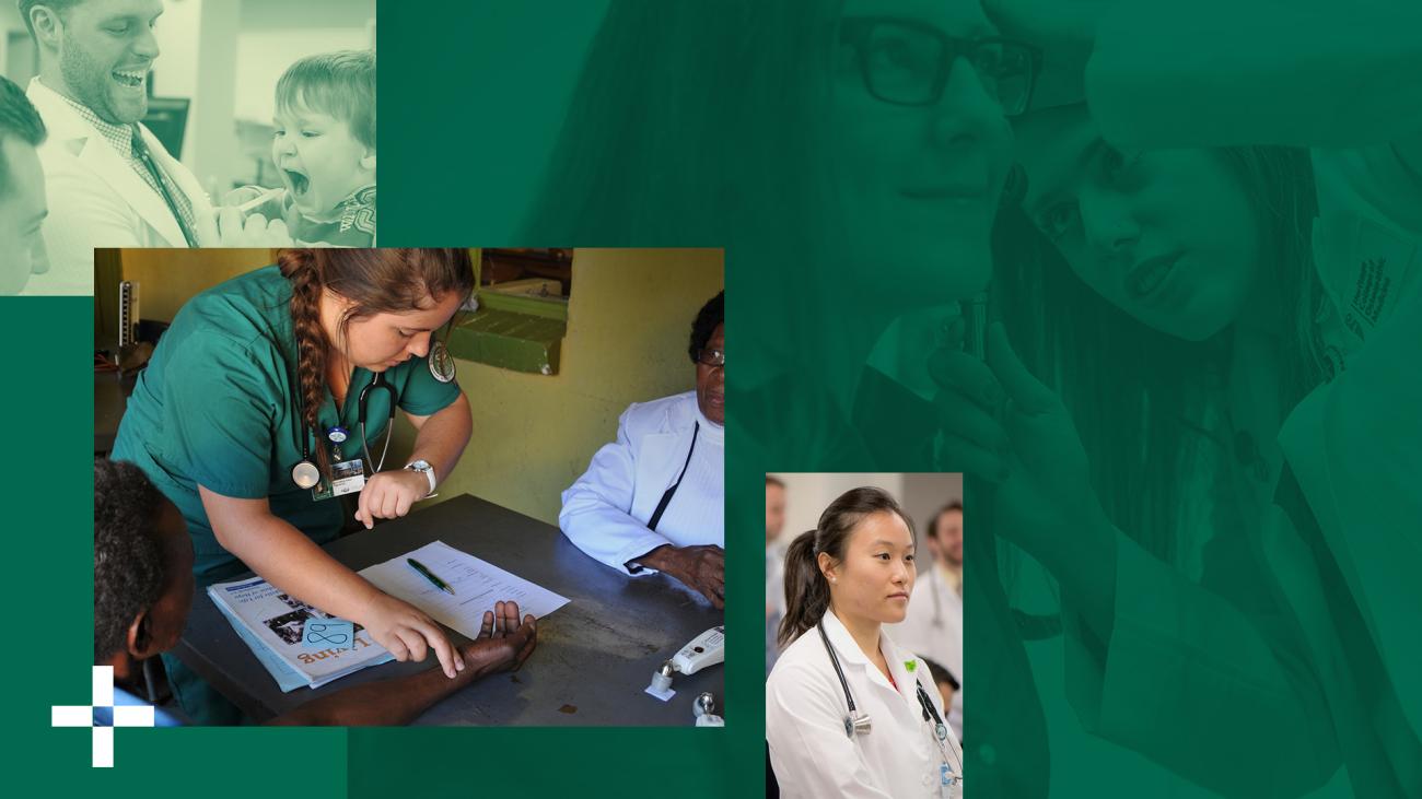 Ohio University students working in health-related fields